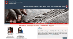 Desktop Screenshot of moi.gov.np